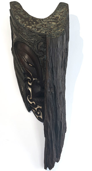 Joe Kemp Maori wood carvings, rakau, swamp totara